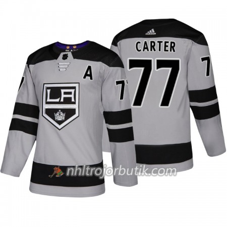 Män Ishockey Los Angeles Kings tröja Jeff Carter 77 Alternate Adidas 2018-19 Authentic